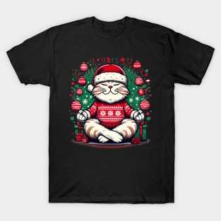 christmas zoning cat T-Shirt